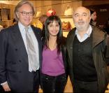 Gérard Jugnot et sa compagne Saïda Jawad accueillis par Diego della Valle 