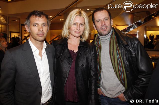 Paul et Luana Belmondo avec Christian Vadim 