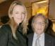 Delphine Arnault et Diego della Valle à la soirée Tod"s donnée le 28 avril 2009, rue du Faubourg St Honoré.