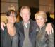 Valérie Expert et Ariane Massenet avec le réalisateur Régis Wargnier lors de la soirée Tod"s organisée le 28 avril 2009, rue du Faubourg St Honoré