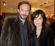 Vincent Perez et Evelyne Bouix lors de la soirée Tod"s organisée le 28 avril 2009, rue du Faubourg St Honoré