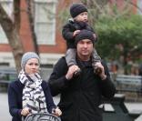 Naomi Watts et Liev Schreiber et leur fils Alexander en mars 2009 
