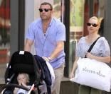 Naomi Watts et Liev Schreiber et leur fils Alexander à New York en avril 2009 