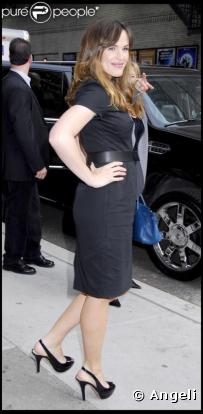 Jennifer Garner arrive sur le plateau du David Letterman show ! 29/04/09