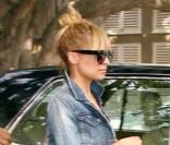 Benji Madden et sa belle-soeur Nicole Richie à la sortie d'une boutique de décoration. 29/04/09