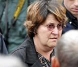 Marie-Christine Roger, alias Samantha Lemonnier, aux obsèques de Raymond Devos 