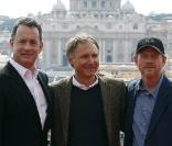 Tom Hanks, Dan Brown et Ron Howard lors de la promotion de 