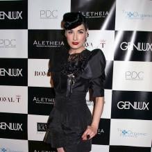 Une magnifique Dita von Teese, lors de la soirée BritWeek Fashion Show, organisée par Genlux Magazine, au Pacific Design Center de West Hollywood, à Los Angeles, le 2 mai 2009 !
