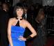 Katy Perry dans une robe bleu électrique futuriste. Pour une fois, la chanteuse avait opté pour une robe longue. 