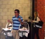 Dennis Quaid et ses jumeaux le 14/11/07