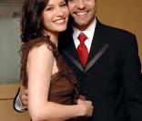 Chyler Leigh et son mari Nathan West en mars 2008 