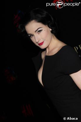 Dita Von Teese hier soir au VIP