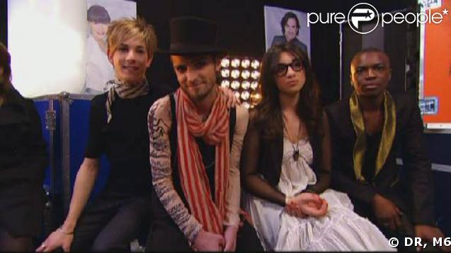 Thomas, Soan, Camélia-Jordana et Dalé étaient habillés par Jean-Paul Gaultier hier soir