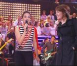 Leïla et Virginie Guilhaume étaient habillées par Jean-Paul Gaultier hier soir