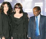 Isabelle Adjani, radieuse avec Yamina Benguigui et Diagna Ndiaye 