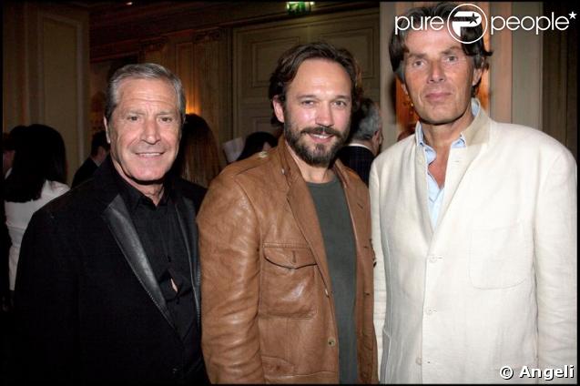 Jean-Claude Darmon, Vincent Perez et Dominique Desseigne hier soir à la soirée Africa 24 
