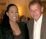 Patrick Poivre d'Arvor et Christine Kelly à la soirée de lancement de la chaîne Africa 24