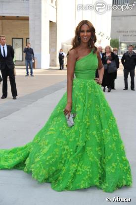 lors du gala au MEt hier soir à New York