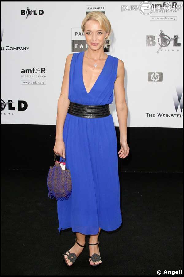 Helène de Fougerolles à la grande soirée de l'amfAR. 21/05/09