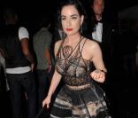 Dita Von Teese était rayonnante pour la soirée anniversaire de Christian Audigier !