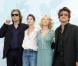 Benicio del Toro, Charlotte Gainsbourg, Naomi Watts et Sean Penn pour la promotion de 21 Grammes 