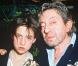 Charlotte Gainsbourg et Serge Gainsbourg, tenant son César du meilleur espoir pour L"Effrontée en 1986 