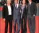 Richard Gere, Todd Haynes, Charlotte Gainsbourg et Heath Ledger pour la promotion de I"m not there en 2007 