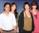 Yvan Attal, Charlotte Gainsbourg, Jean Birkin et Lou Doillon, la fille de Jane Birkin et Jacques Doillon en 2007