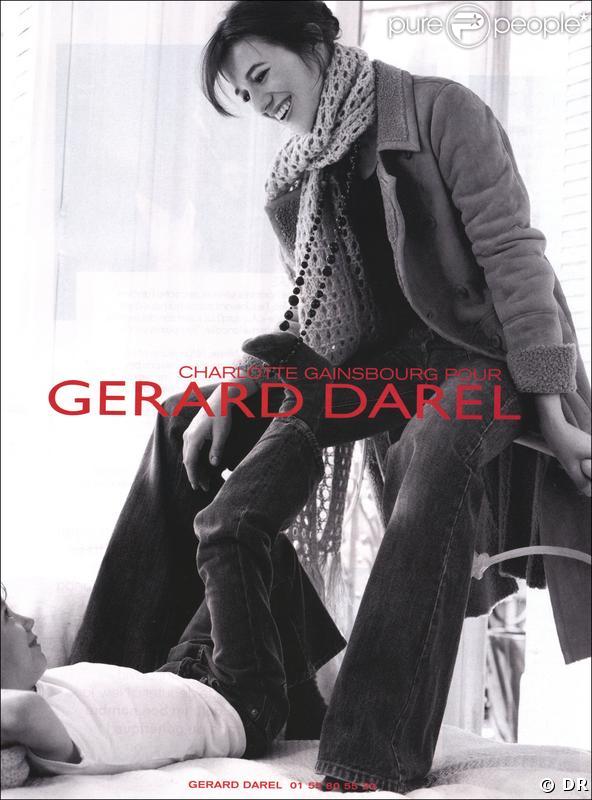 Charlotte Gainsbourg, égérrie de Gérard Darel