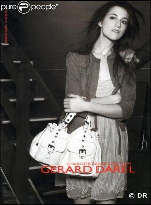 Charlotte Gainsbourg, égérrie de Gérard Darel