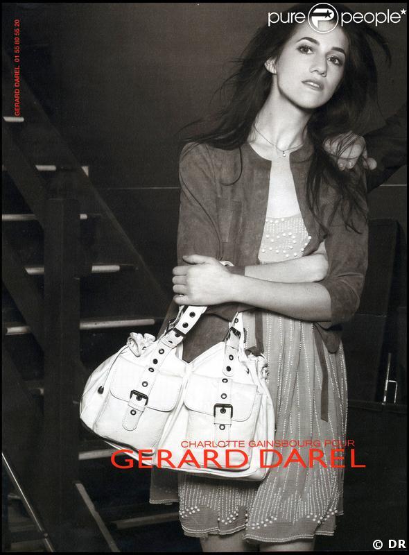 Charlotte Gainsbourg, égérrie de Gérard Darel