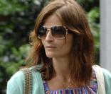 Helena Christensen dans les rues de New York hier après-midi