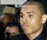Chris Brown lors de son audition dans le cadre de son procès