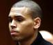 Chris Brown lors de son audition dans le cadre de son procès