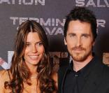 Christian Bale et sa femme Sibi Blazic lors de la première au Grand Rex à Paris de Terminator Renaissance le 28 mai 2009