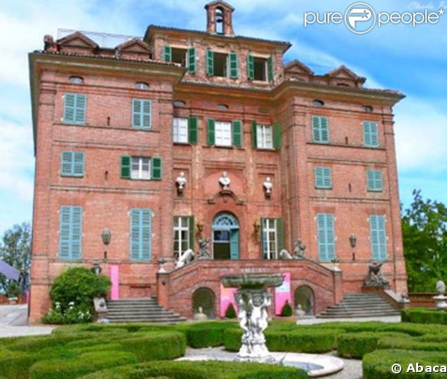 Castagneto Po, le château des Bruni Tedeschi près de Turin. 