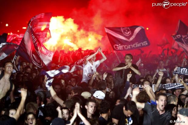 C'est le feu à Bordeaux... après la victoire des Girondins et leur titre de Champions de France !