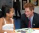 Prince Harry rend visite à des enfants défavorisés d'une école de Harlem, à NYC, hier