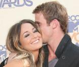 Cam Gigandet de Twilight et sa dulcinée Dominique Geisendorf au MTV Movie Awards 2009, à Los Angeles, le 31 mai 2009