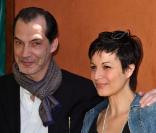 Hélène Médigue et Samuel Labarthe à Roland Garros, le 30/05/09