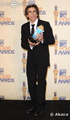 Ben Stiller récompensé aux MTV Movie Awards, le 31 mai 2009