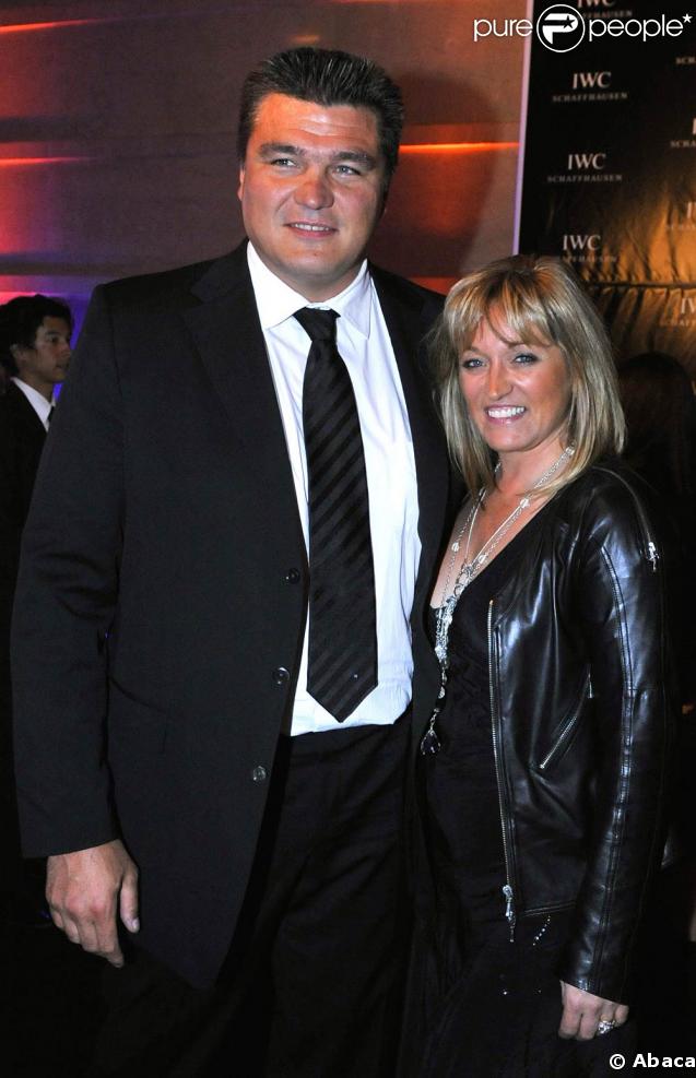 David Douillet et sa femme Valérie...