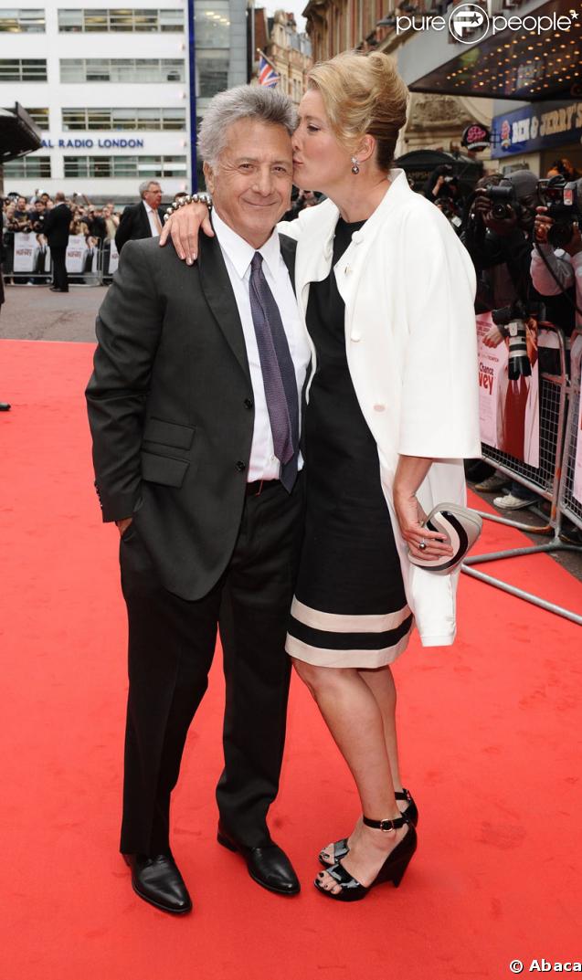 Dustin Hoffman et Emma Thompson à Londres pour la projection de Last Chance for Love le 3 juin 2009