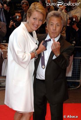 Dustin Hoffman et Emma Thompson à Londres pour la projection de Last Chance for Love le 3 juin 2009