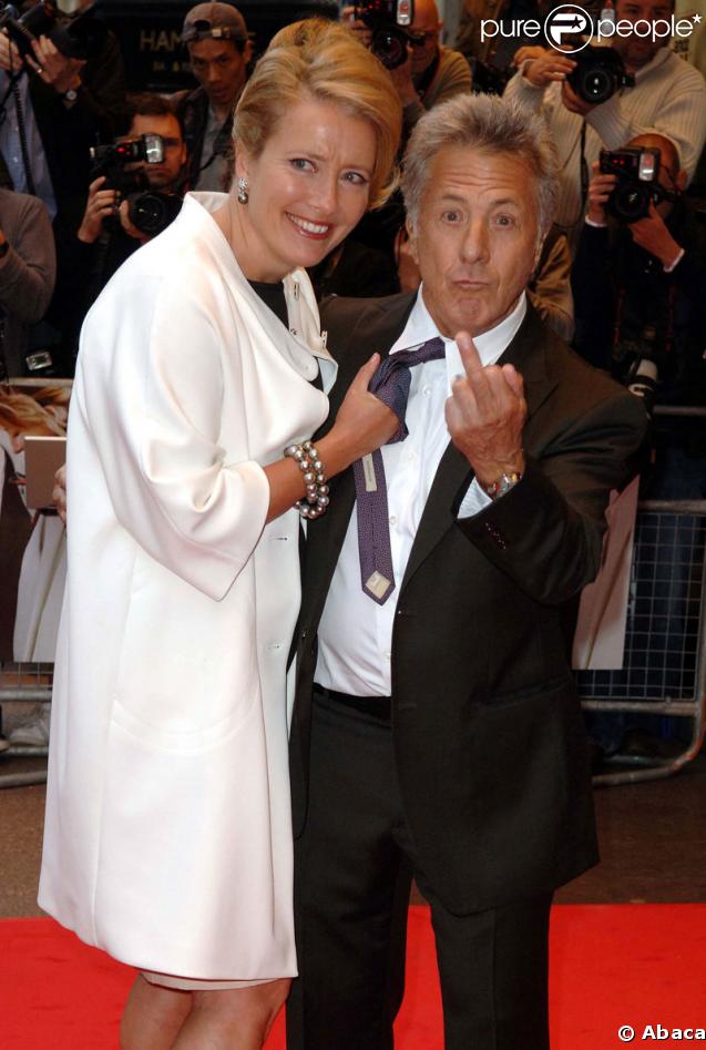 Dustin Hoffman et Emma Thompson à Londres pour la projection de Last Chance for Love le 3 juin 2009