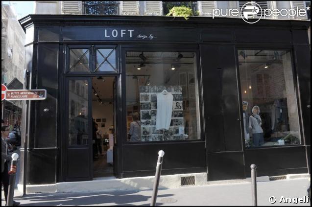 L'inauguration de la boutique de vêtements LOFT design by, rue Yvonne Le Tac, dans le 18ème arrondissement