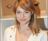 Emilie Dequenne à l'inauguration de la boutique de vêtements, rue Yvonne Le Tac, dans le 18ème arrondissement