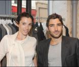 Aure Atika et David Leslie Frèche à l'inauguration de la boutique de vêtements LoFt Design By, rue Yvonne Le Tac, dans le 18ème arrondissement