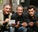 Alexandre Fabre, Serge Dupire et Franck Borde lors du lancement du jeu Plus Belle La Vie sur la Nintendo DS !