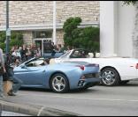 50 Cent et Adrian Grenier sur le tournage de la série Entourage, à Los Angeles